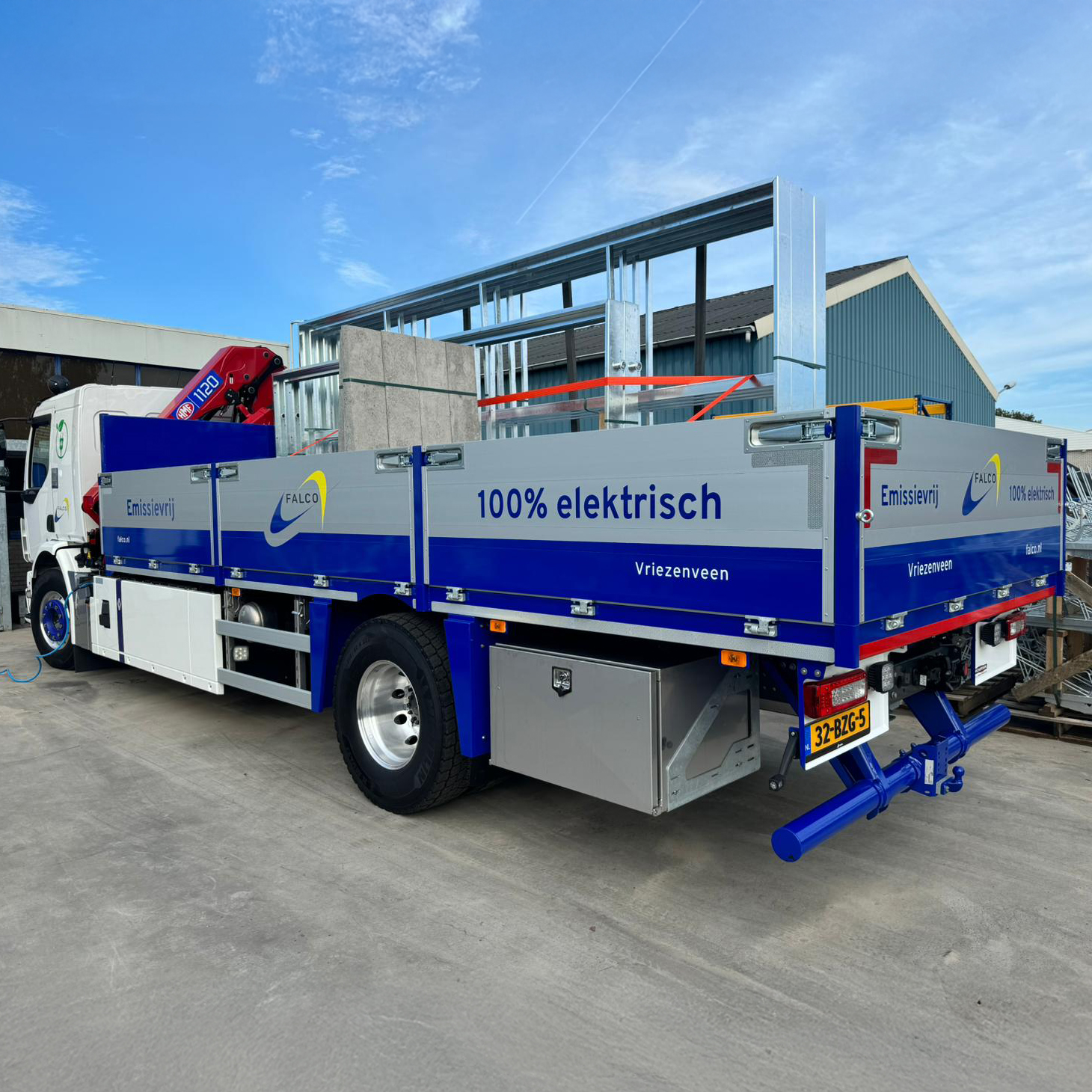 Falco’s New Green Wheels – Falco Delivery Vehicles Step Up Yet Another Gear with Introduction of New Electric HGV